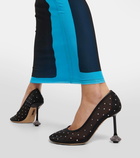 Loewe Toy embellished mesh pumps