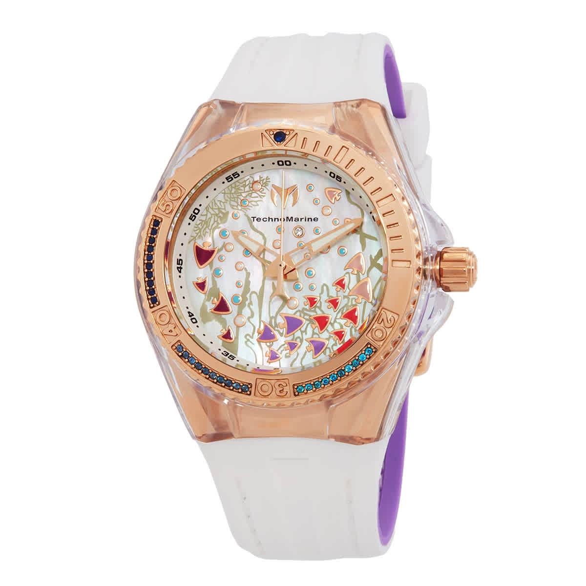 Technomarine Cruise Quartz Mother of Pearl Dial Ladies Watch  display picture 2