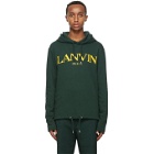Lanvin Green Logo Hoodie