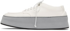 Marsèll White & Grey Cassapana Sneakers