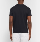 Officine Generale - Garment-Dyed Cotton-Jersey T-Shirt - Men - Midnight blue