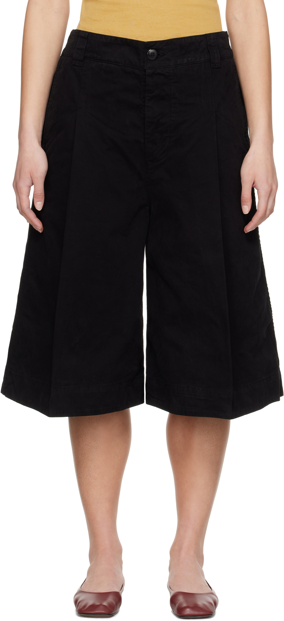 toogood THE EXPLORER SHORTS ブラック Toogood Black 'The Explorer' Shorts Toogood