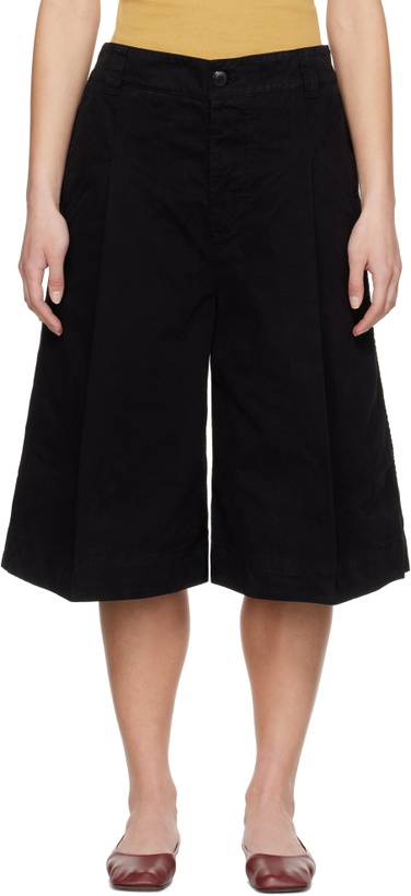 Photo: Toogood Black 'The Explorer' Shorts