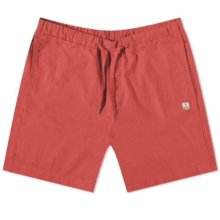 Photo: Armor-Lux Men's Drawstring Short in Cranberry