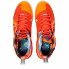 Nike Lebron IX Sneakers in Orange/Reflect Silver