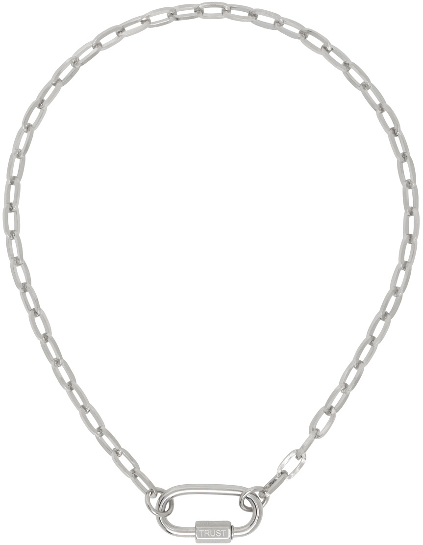 Photo: IN GOLD WE TRUST PARIS Silver Cable Chain Necklace