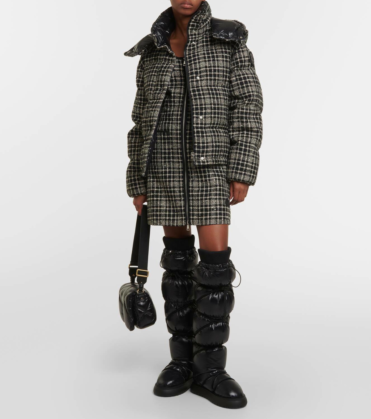 Moncler Outarde checked down jacket Moncler