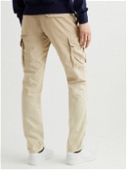 Incotex - Slim-Fit Cotton and Linen-Blend Cargo Trousers - Neutrals