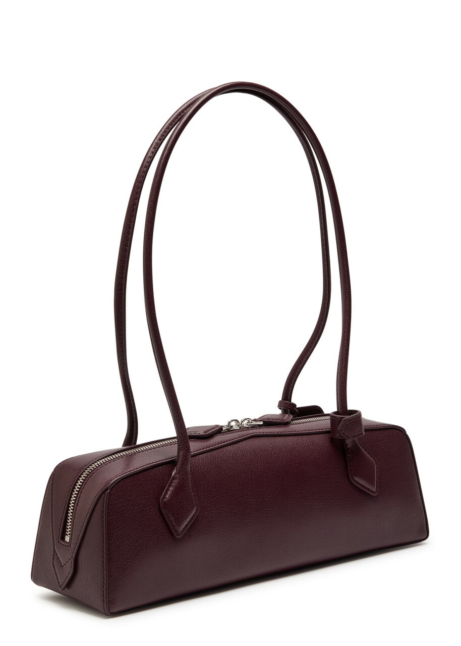 Alaïa Le Teckel Medium Grained Leather Shoulder bag - Burgundy - One Size