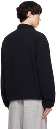 Nike Jordan Black Jordan Flight High-Pile Fleece Jacket