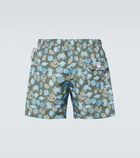 Fedeli Madeira printed swim trunks