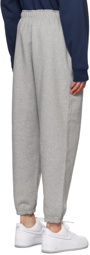 Nike Gray Solo Swoosh Lounge Pants