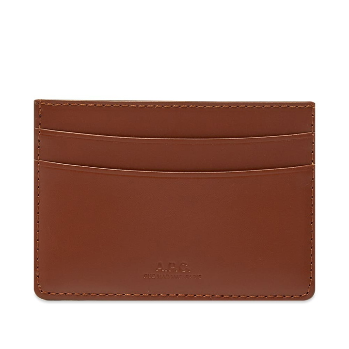 Photo: A.P.C. André Card Holder in Noisette