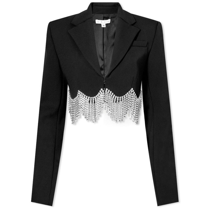 Photo: Area NYC Crystal Scallop Cropped Blazer