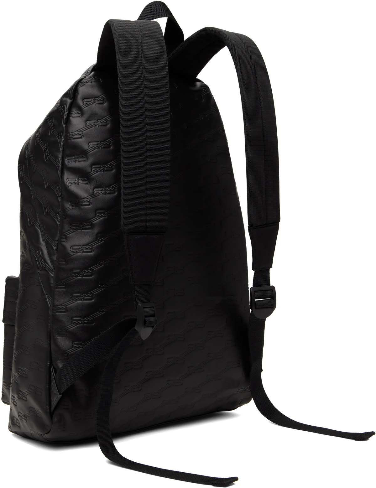 Balenciaga Black BB Monogram Backpack Balenciaga