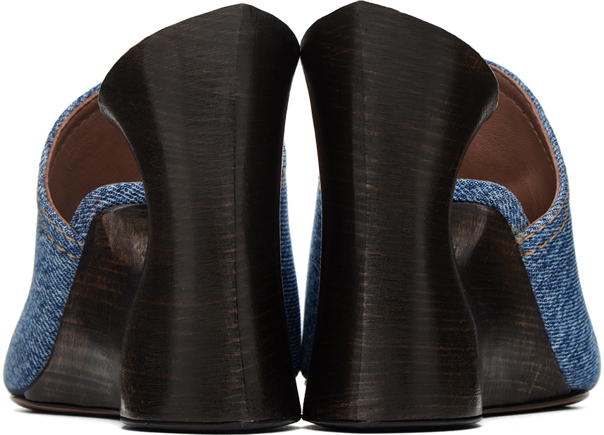 【関税込み】ALAIA ブルー La Sculpture ミュール ALAÏA Blue 'La Sculpture' Mules ALAÏA