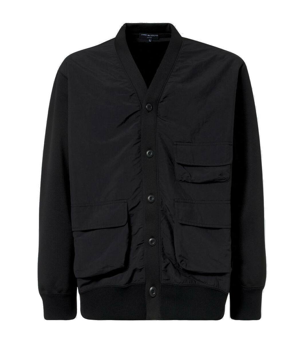 Comme des Garçons Homme Khaki Zip Cardigan Comme des Garcons