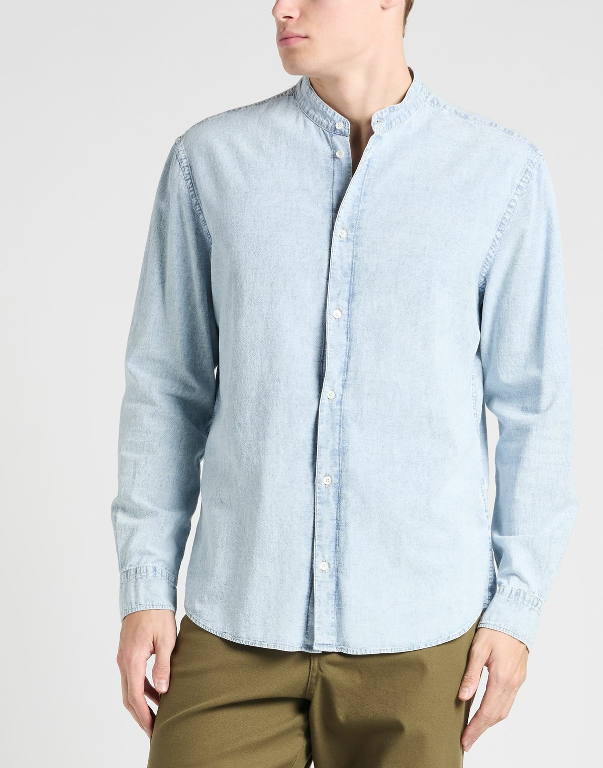 Dondup Mens Denim shirt in Blue