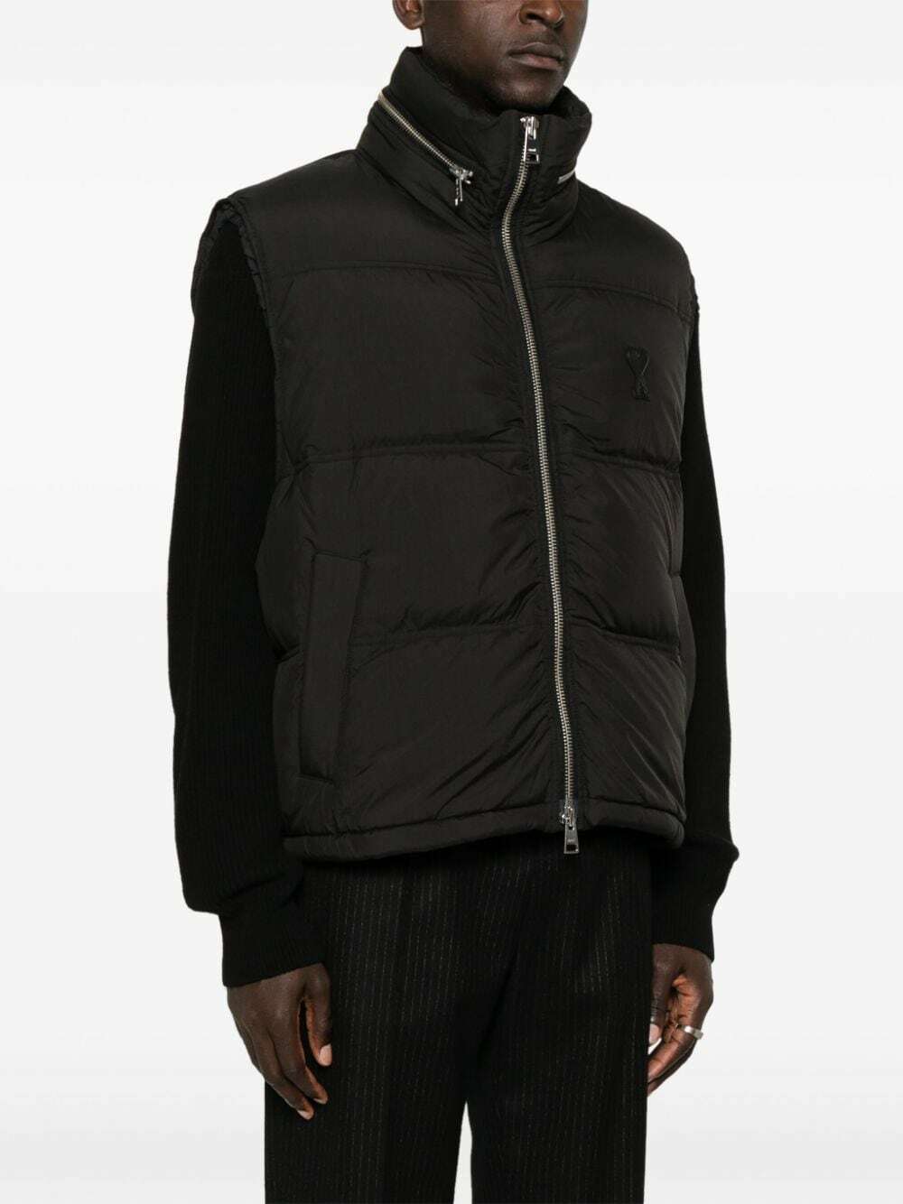 AMI PARIS - Ami De Coeur Nylon Down Vest