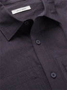 CRAIG GREEN - Lace-Detailed Cotton Shirt - Gray