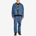 MASTERMIND WORLD Men's Monogram Straight Denim Pants in Blue