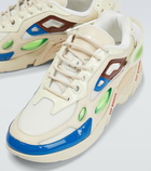 Raf Simons - Cylon-21 leather-trimmed sneakers