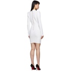Balmain White Knit Short Dress