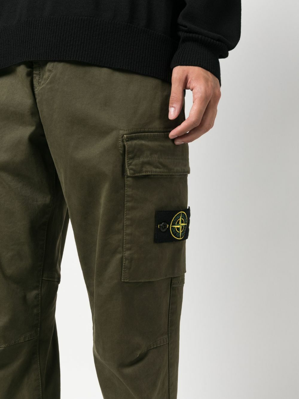 Stone Island Men's Organic Cotton Trousers Blue