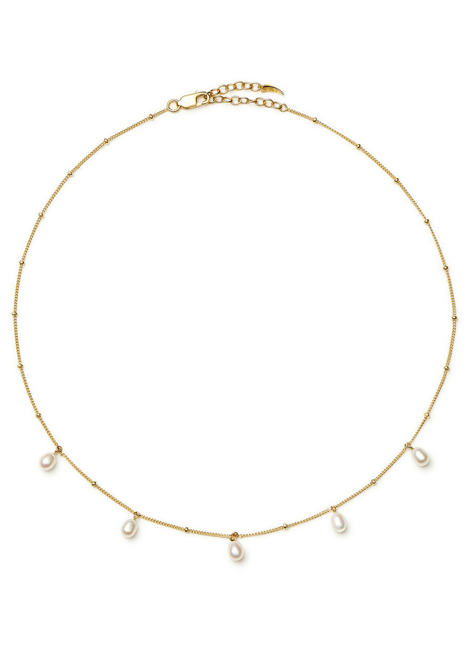 Missoma Pearl Baya 18kt Gold-plated Choker Necklace - One Size