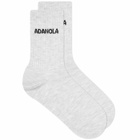 Adanola Women's Sock in Light Grey Melange