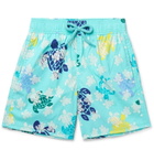 Vilebrequin - Boys Ages 10 - 12 Jim Glow-in-the-Dark Printed Swim Shorts - Men - Blue