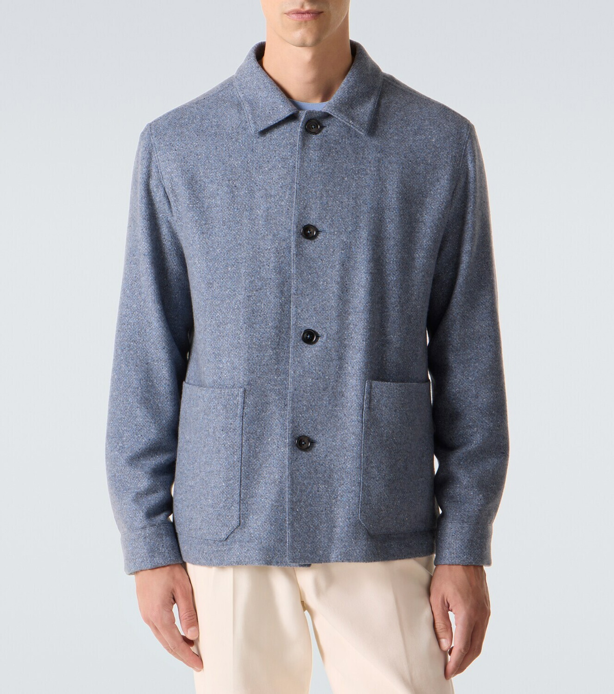 Zegna Cashmere and silk overshirt