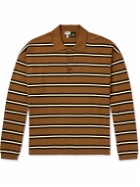 LOEWE - Paula's Ibiza Striped Cotton Polo Shirt - Brown