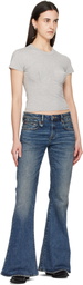 VAQUERA Gray Bullet Bra T-shirt