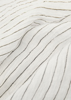Eileen Fisher Striped Linen Shirt White And Black