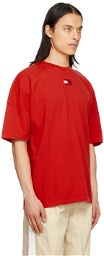Tommy Jeans Red Embroidered T-Shirt