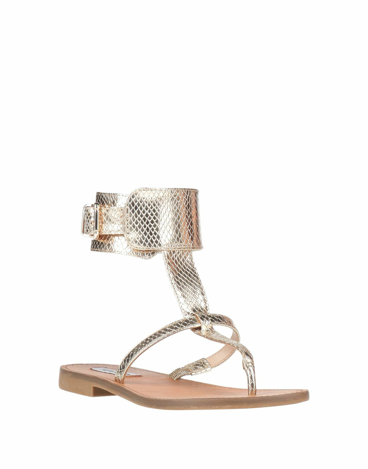 Steve Madden Womens Thong sandal in Gold