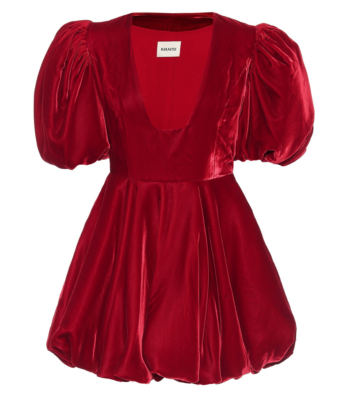 Khaite velvet discount mini dress