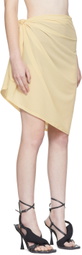 ORIENS SSENSE Exclusive Beige Illusion Miniskirt