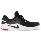 Nike Training - Free TR V8 Rubber-Trimmed Mesh Sneakers - Black