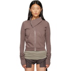Rick Owens DRKSHDW Taupe Tower Mountain Sweat Jacket
