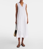 Asceno Nisha linen midi dress