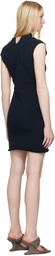 Alexander Wang Black Compact Sporty Minidress