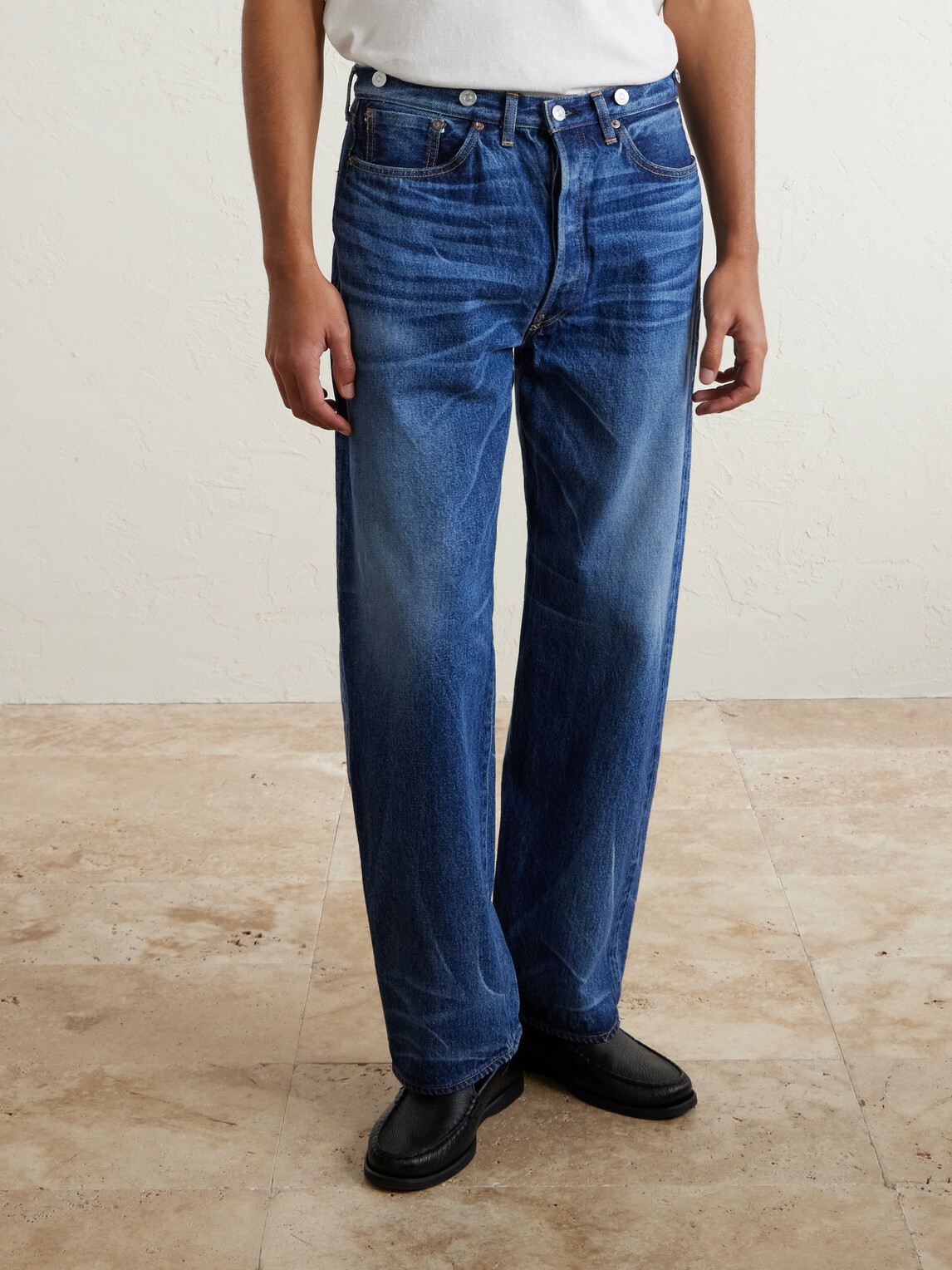 Kaptain Sunshine - 1930 Straight-Fit Selvedge Jeans - Blue