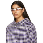 NOR White and Pink Luna Sunglasses