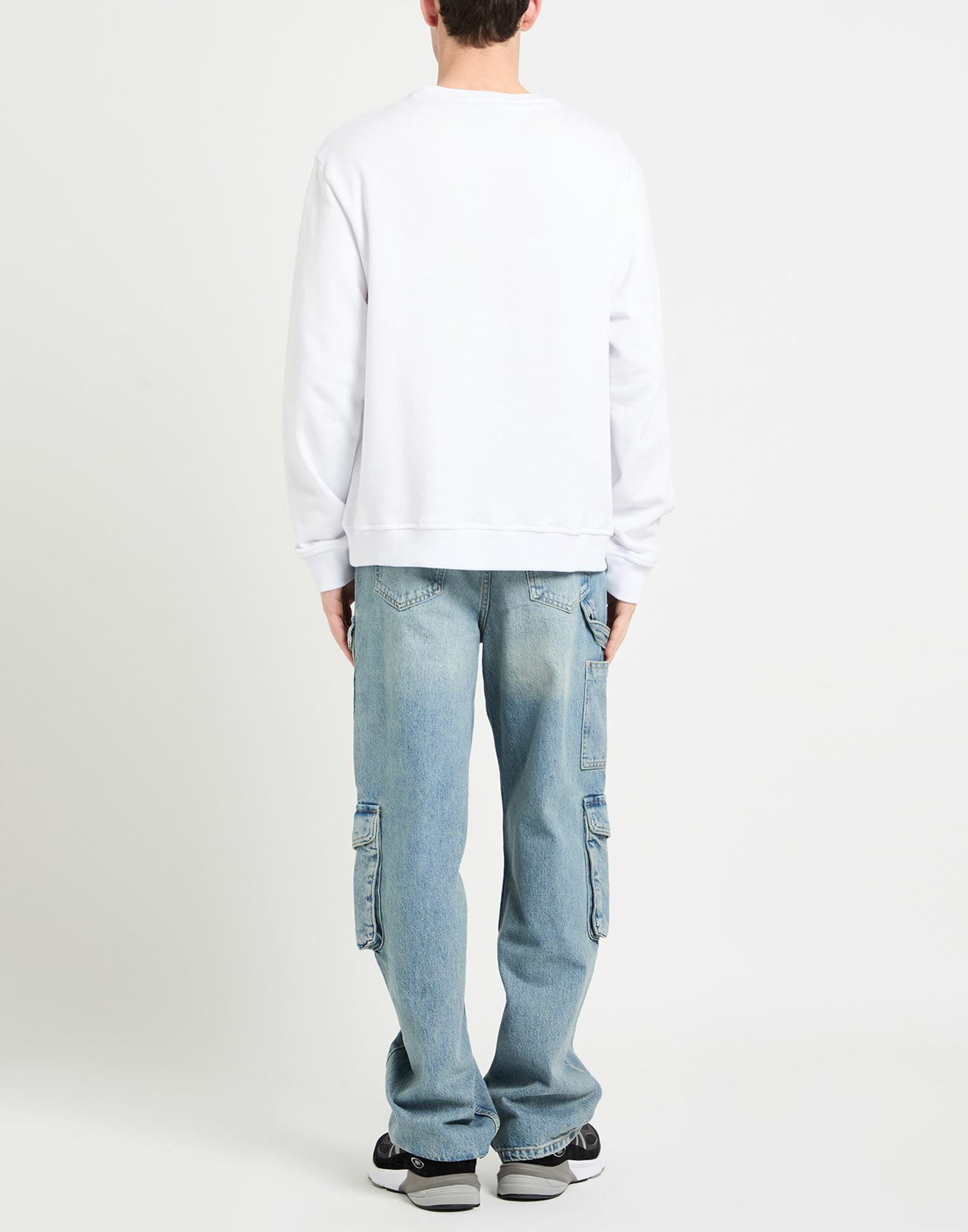 Just Cavalli Mens Sweatshirt in White