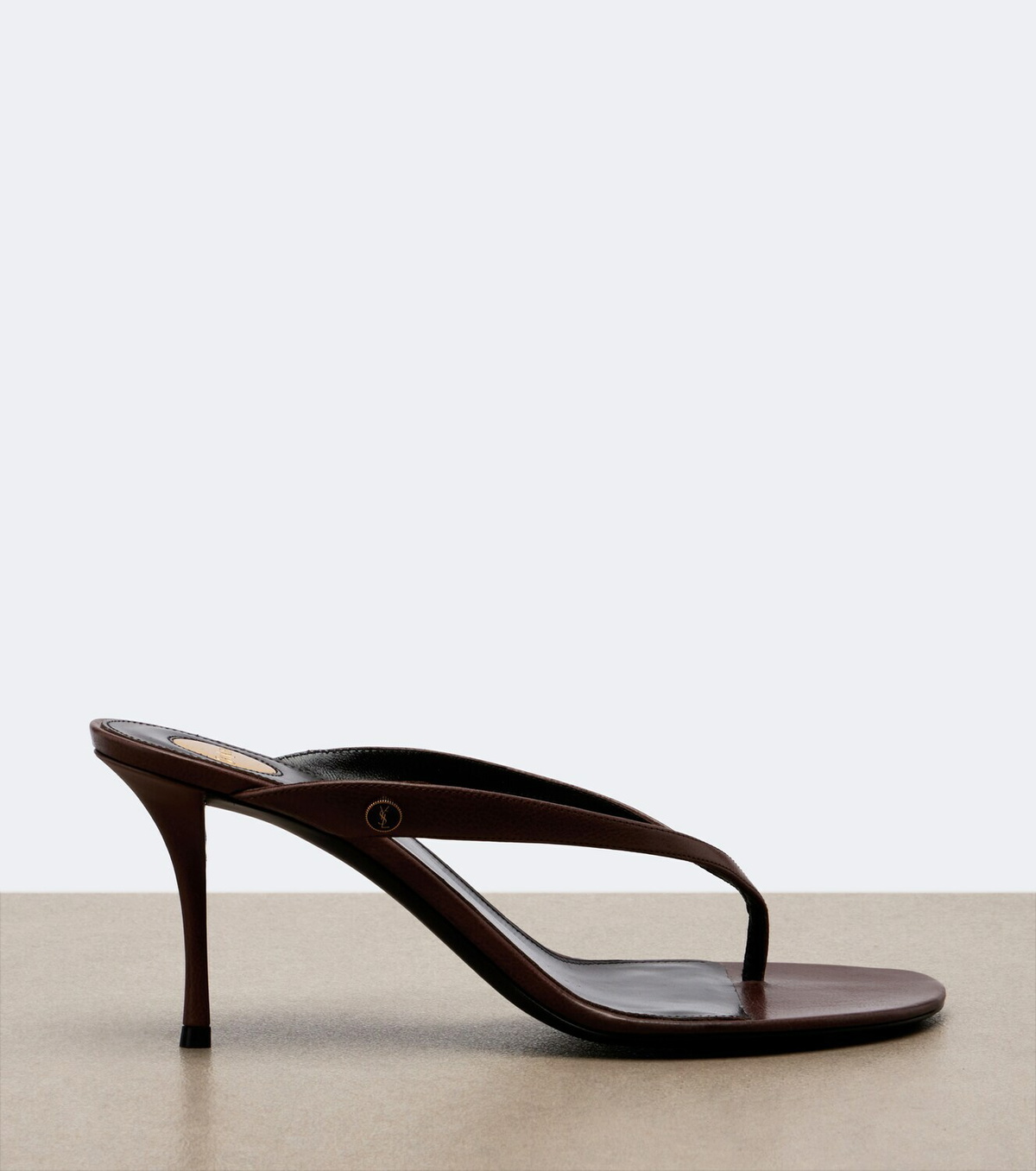 Saint Laurent Sue leather thong sandals