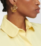 Patou Logo hoop earrings