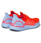 Adidas Sport - UltraBOOST 19 Rubber-Trimmed Primeknit Running Sneakers - Orange