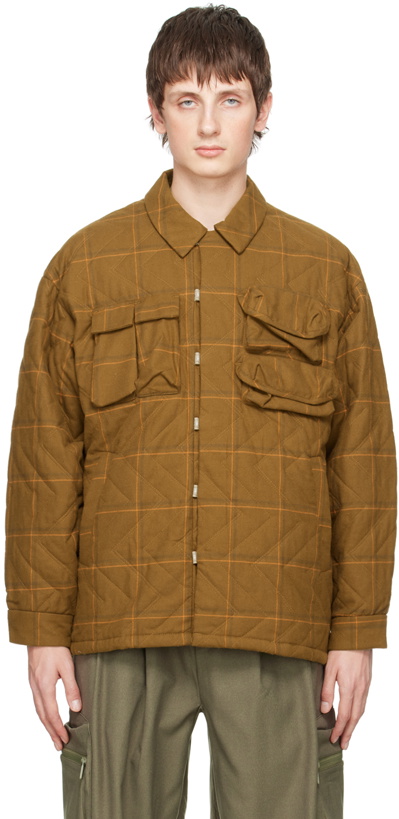 Photo: F/CE Brown Check Utility Jacket